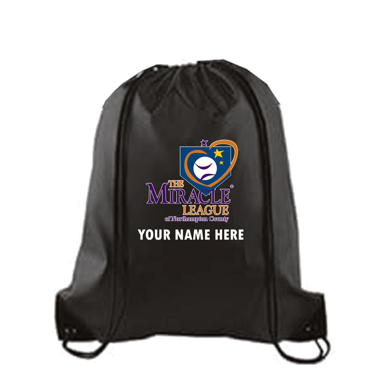 Miracle League of Northampton County - Drawstring bag