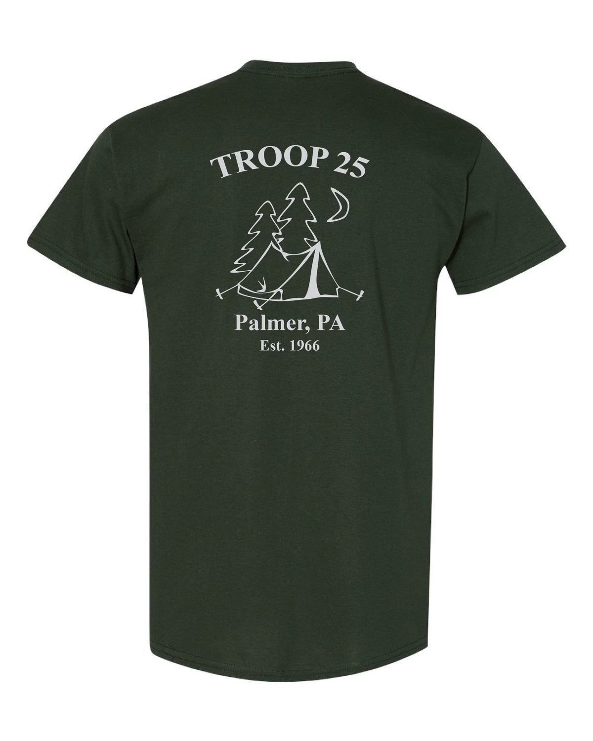 Troop 25 Tee Shirt - Forest Green
