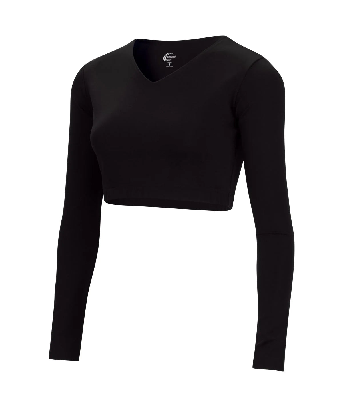 Cheer Cropped V Neck Body Suit