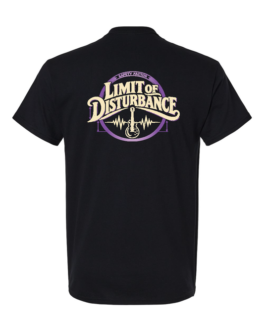 Limit of Disturbance Black Tee
