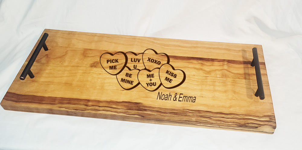 Live Edge Maple Charcuterie Serving Board