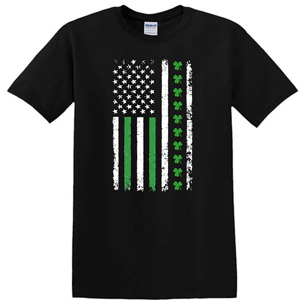 St Pats T - Clover Flag