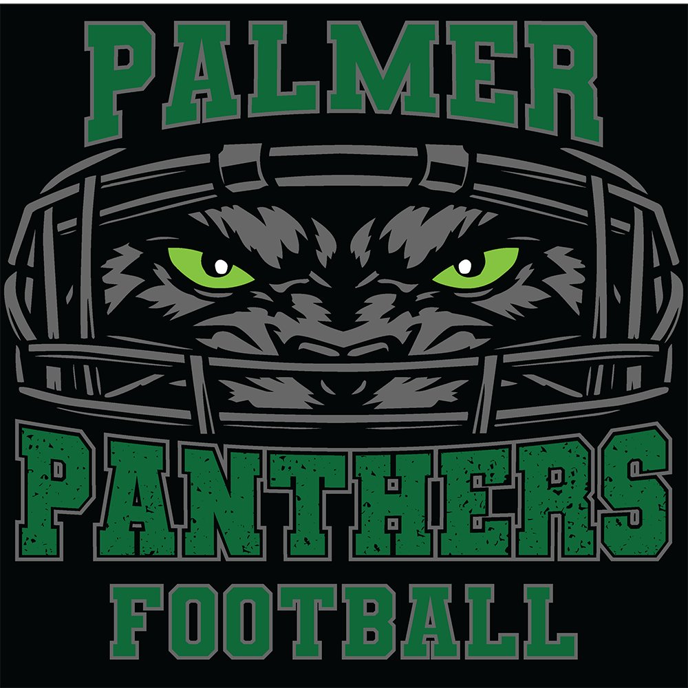Palmer Football Face Mask Tee Shirts