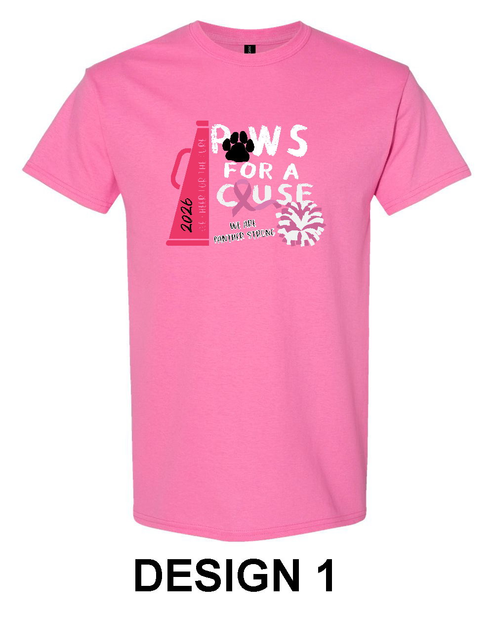 Pink Out Tee Shirts - Paws for the Cause!
