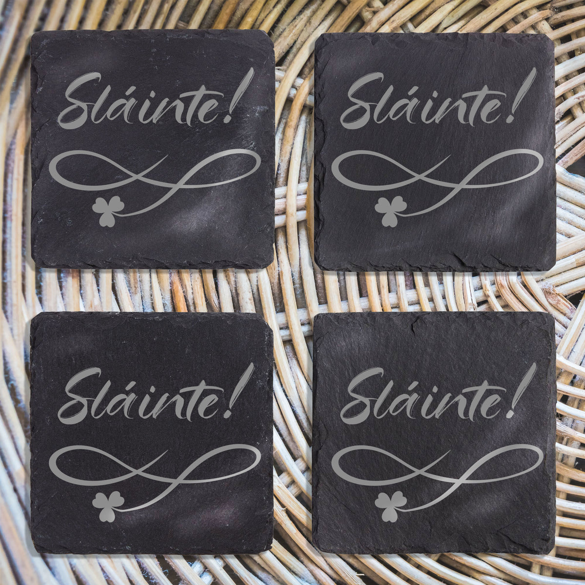 Slate Coasters - Slainte!
