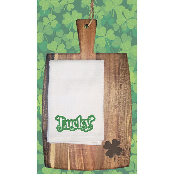 St Pats Towel & Board - Lucky
