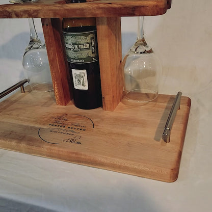 Wine and Cheese Caddy Board